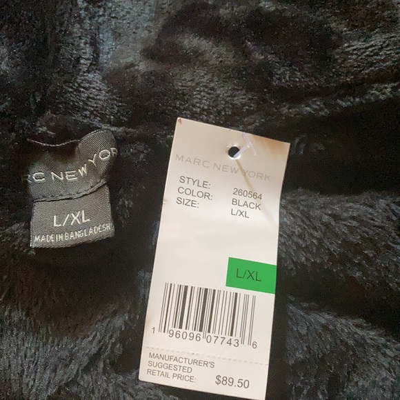 NWT Marc New York Men Robe Sizes available Black - Picture 4 of 4